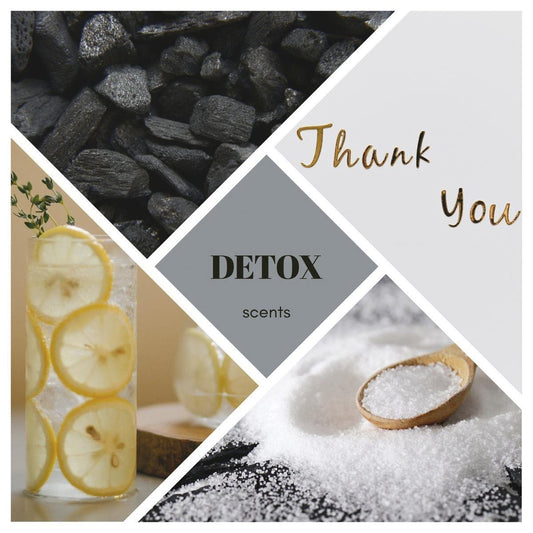 Gastgeschenk - Badesalz - Detox – Aktivkohle, Zitronengras