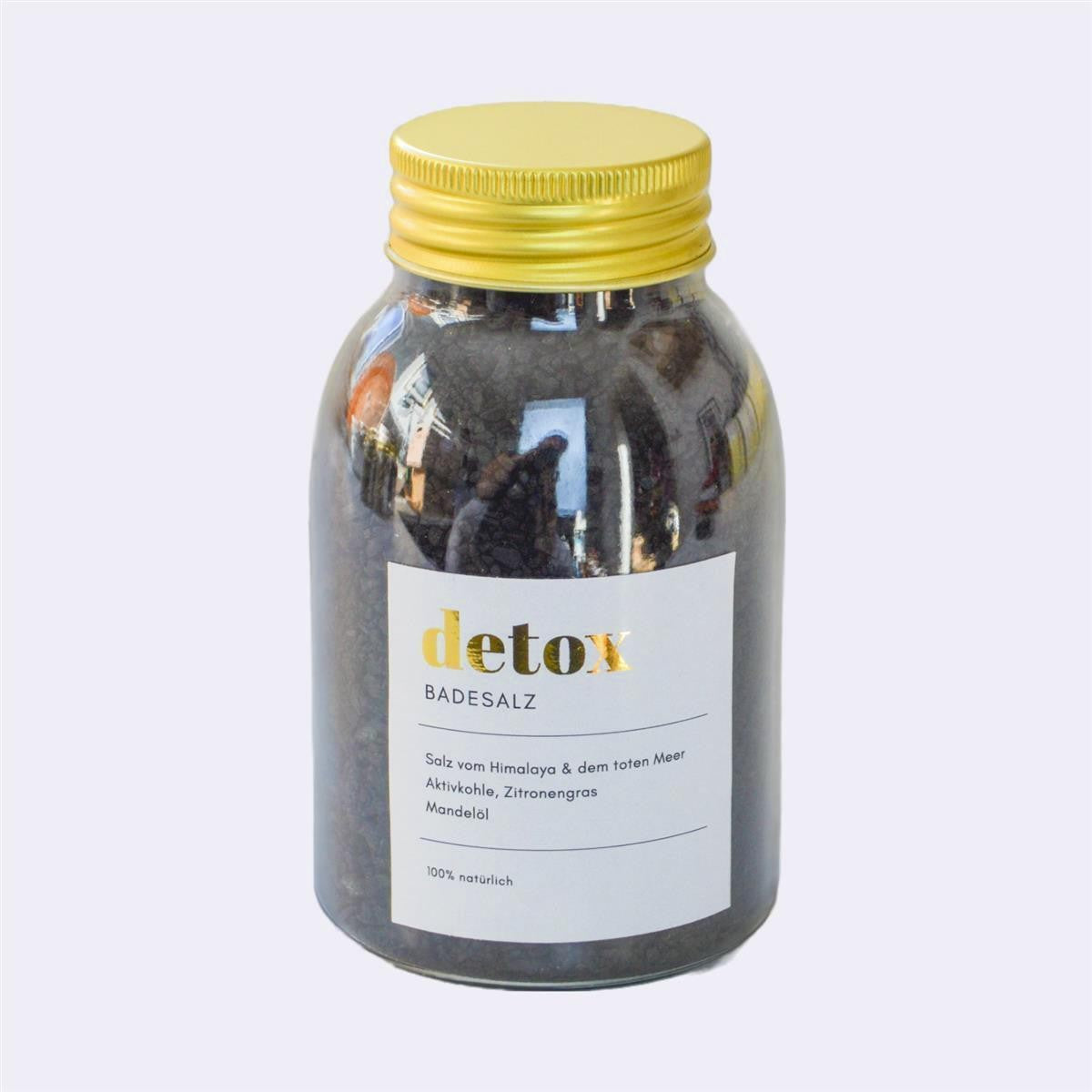 Badesalz - Detox – Aktivkohle, Zitronengras