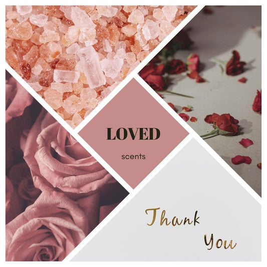 Gastgeschenk - Badesalz - Loved - Rose