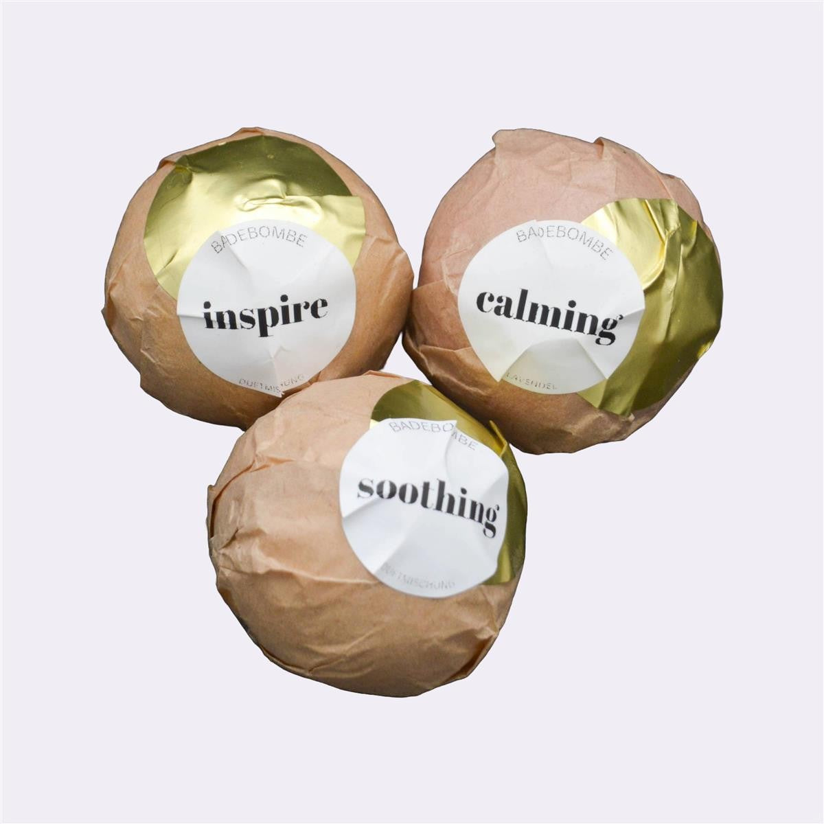 Badebomben - gemischtes 3er Set