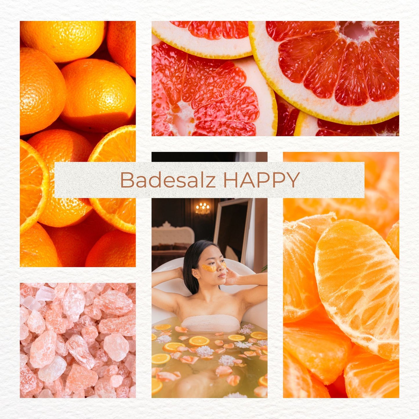 Badesalz - Happy – Grapefriuit, Oange, Mandarine