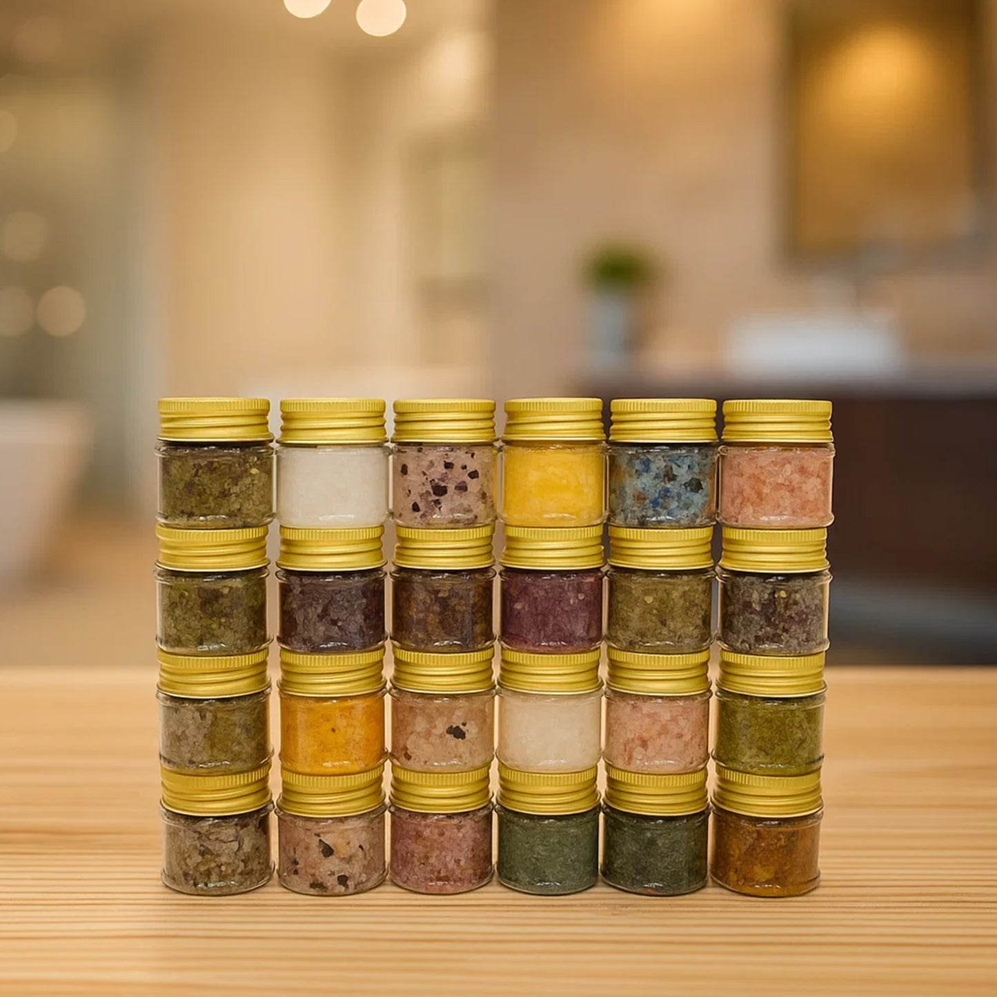 Badesalz- Adventskalender | 24 Wellness-Momente für dich | Handgemachte Badezusätze | Achtsamkeit & Entspannung im Advent