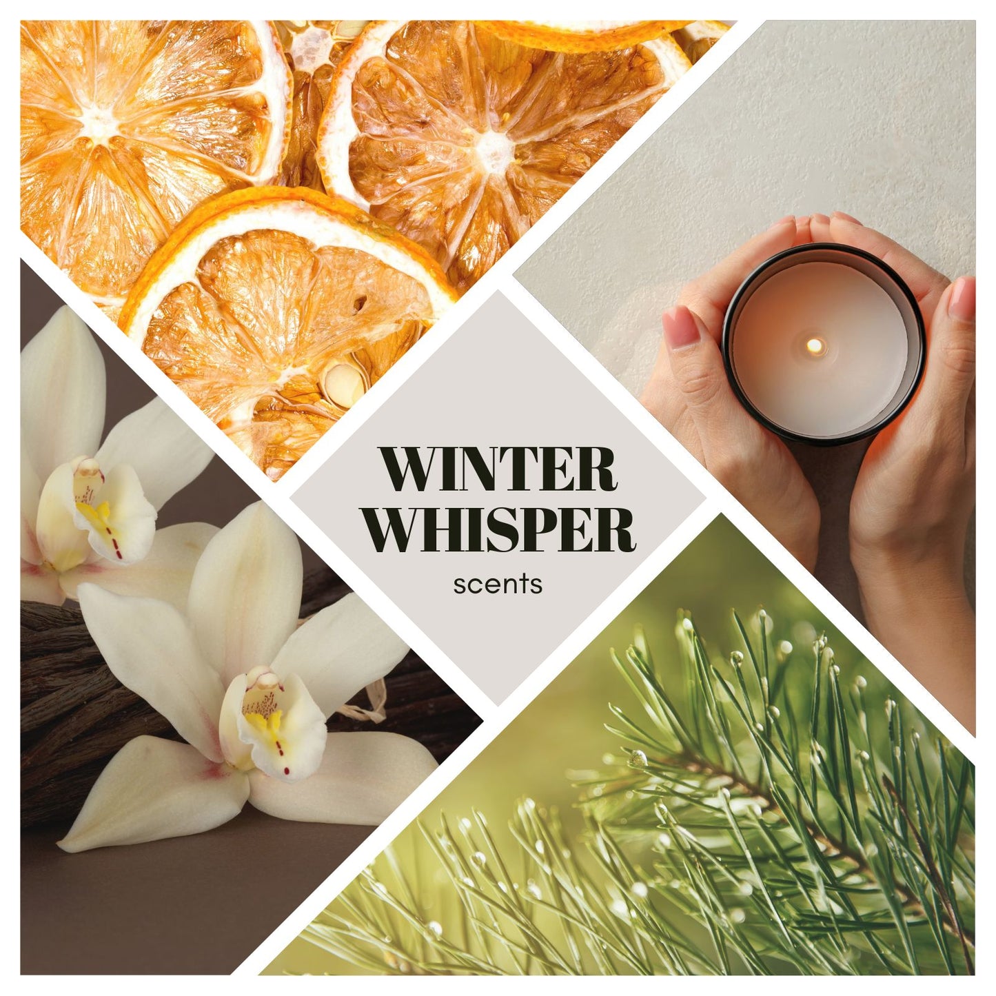 Duftkerze Winter Whisper – Winterduft, Hygge