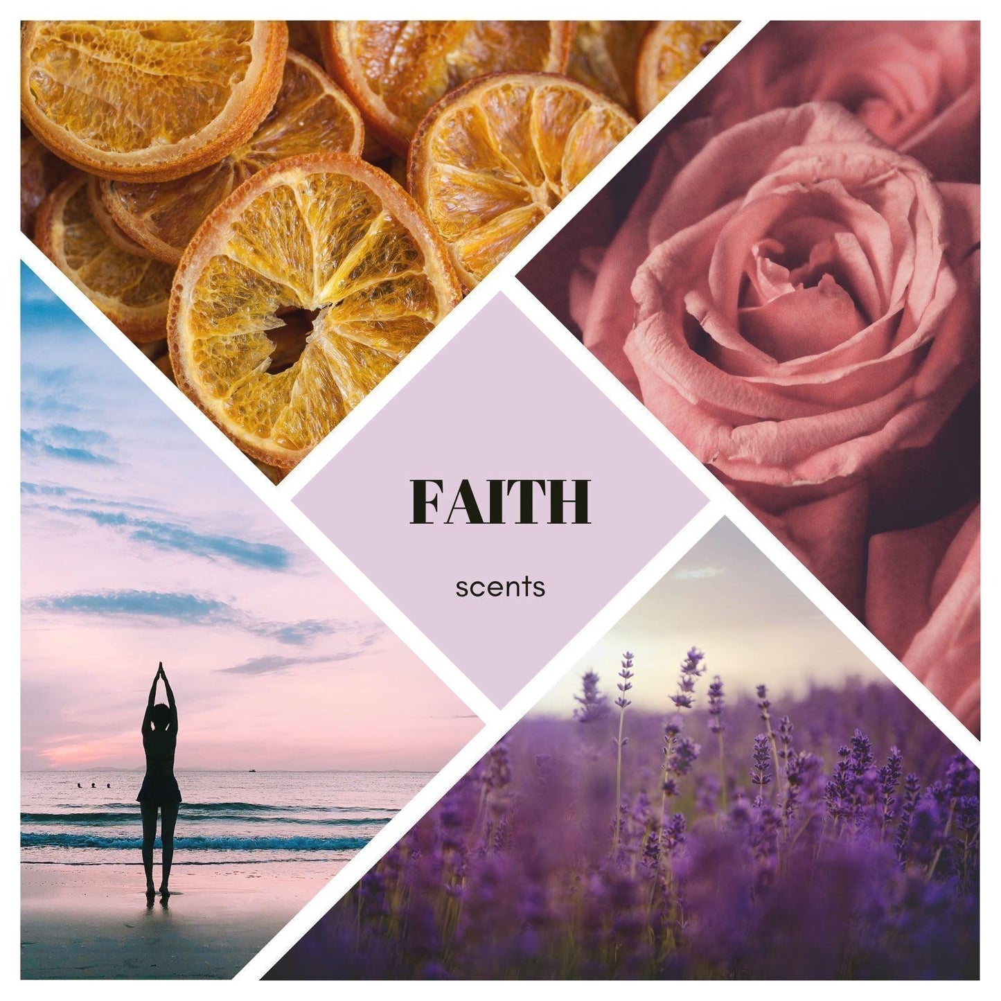 Badesalz - Faith – Rose, Lavendel, Orange