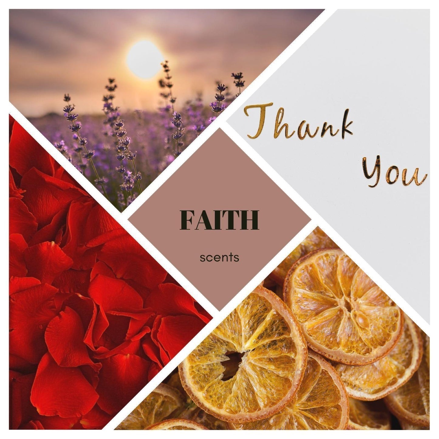 Gastgeschenk - Badesalz - Faith – Rose, Lavendel, Orange