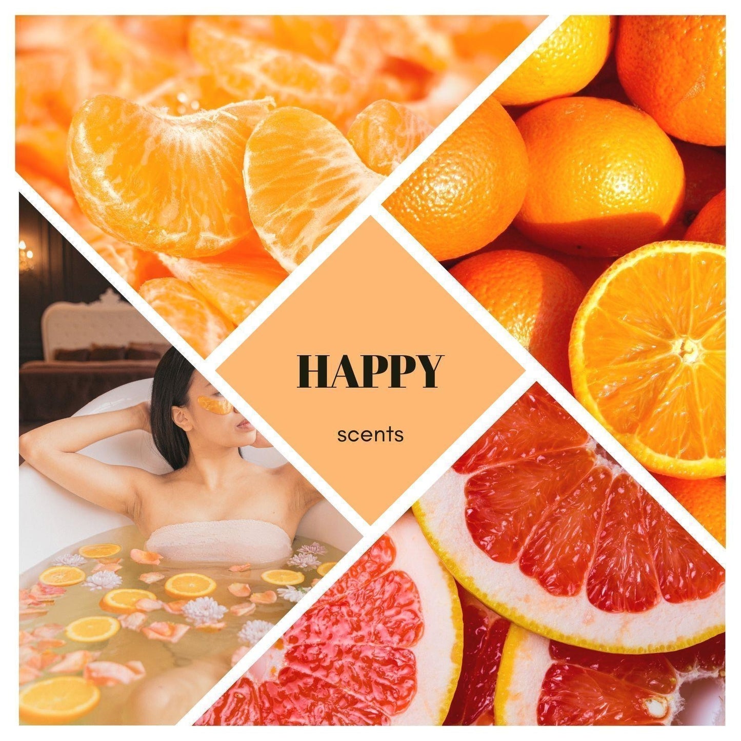 Badesalz - Happy – Grapefriuit, Oange, Mandarine
