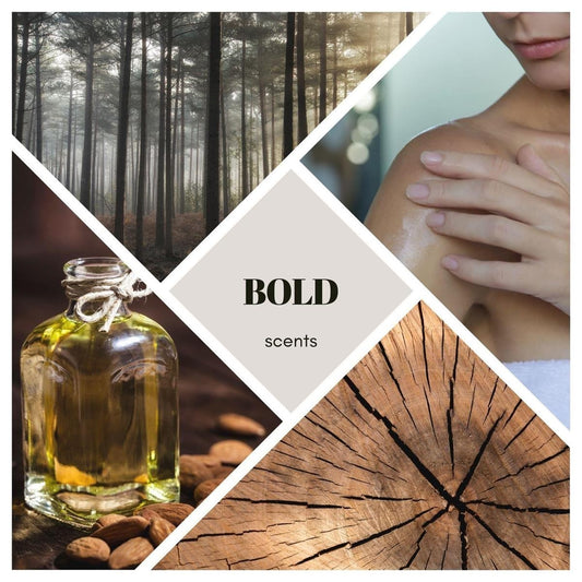 Körper- und Massageöl - Bold - Holzig, Honig mit Fichtennadeln
