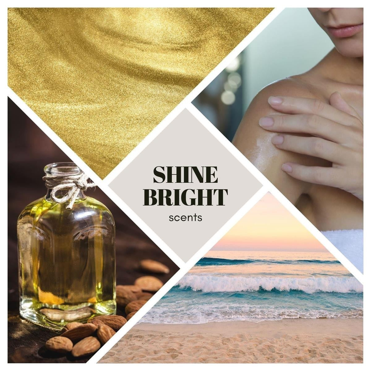 Körper- und Massageöl - Shine Bright - Bergamotte, Lilie und Shimmer