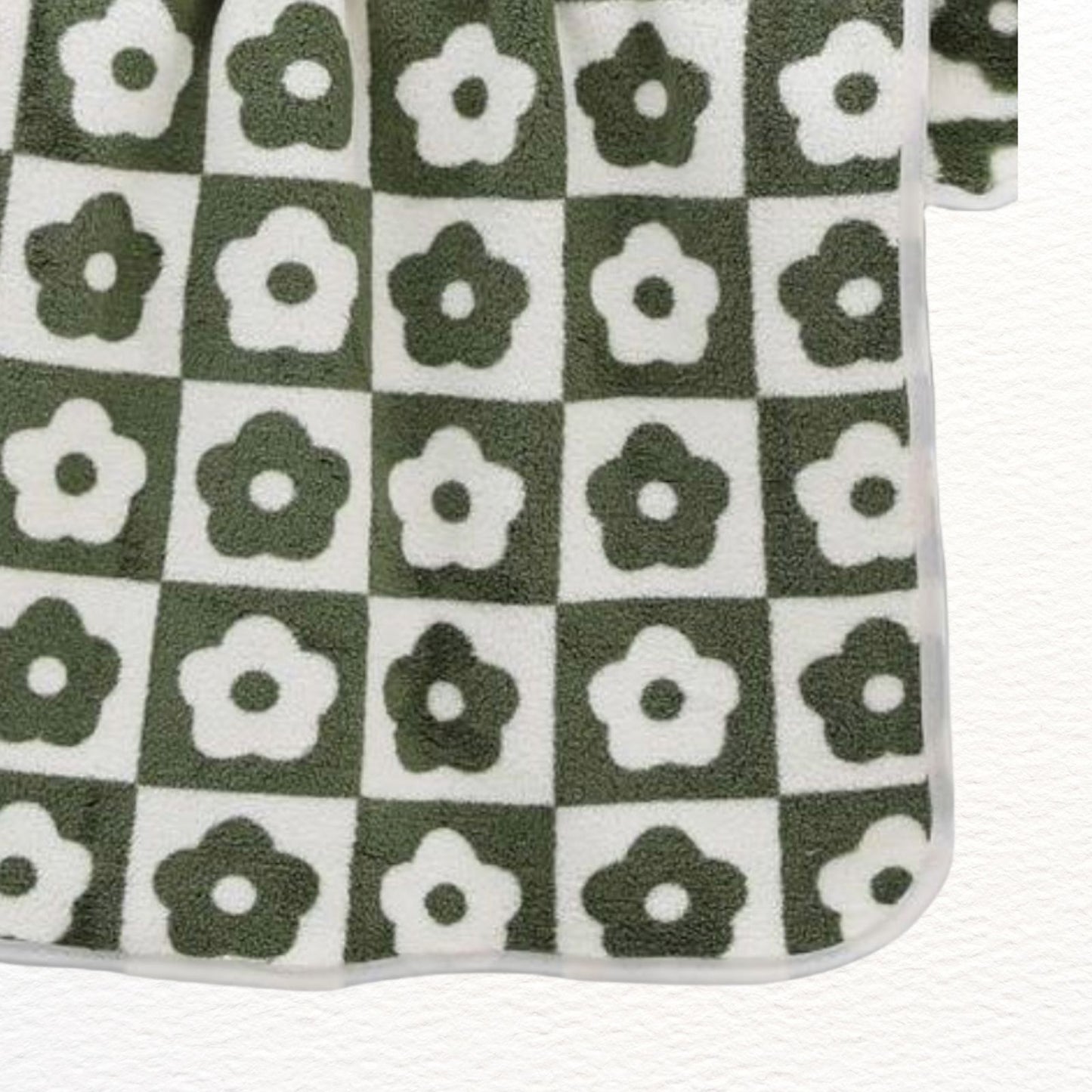 Mikrofaser Handtücher, 2 Stück mit Blumen