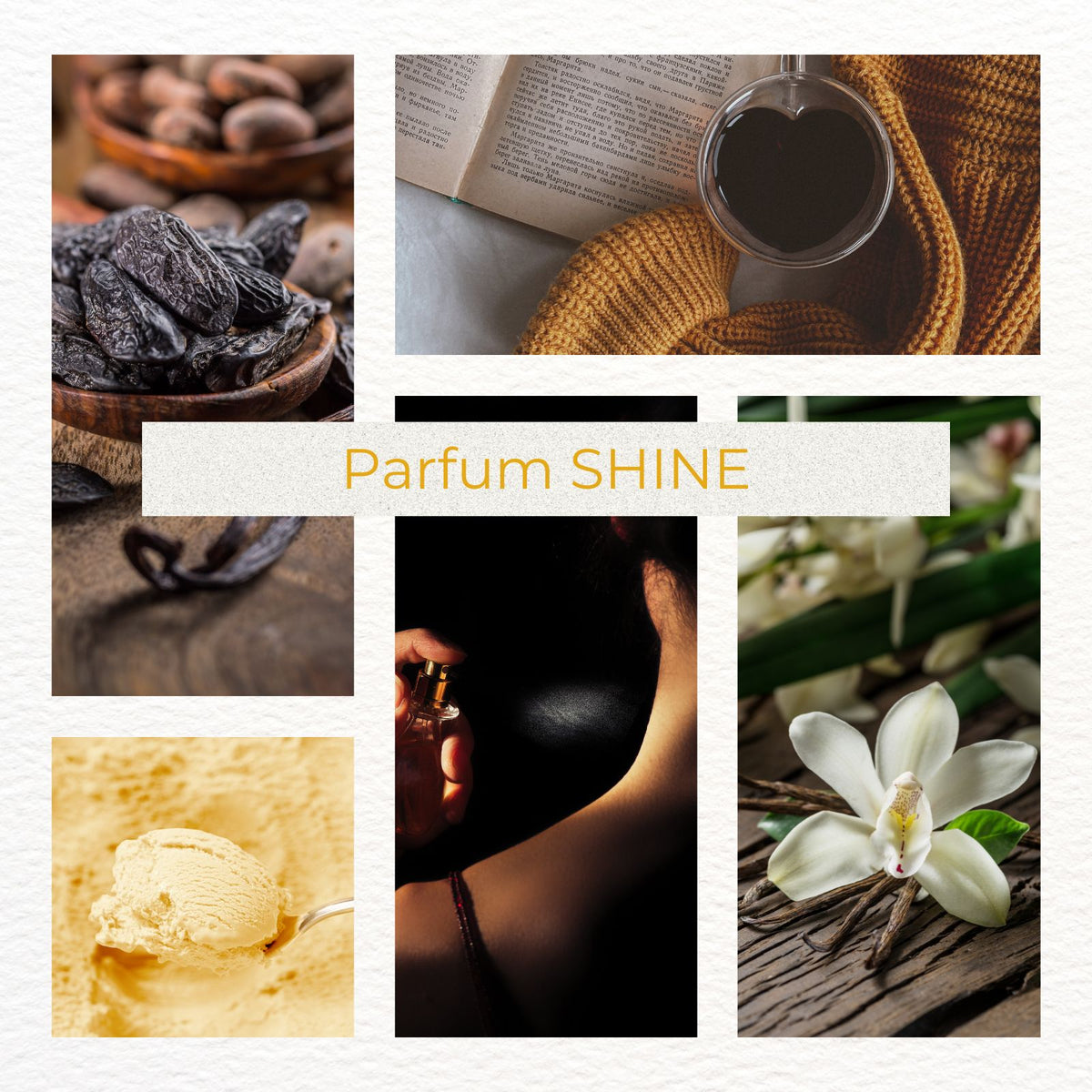 Parfum Dare to SHINE - Warmer Vanilleduft mit Zimt, Tonkabohne & Cognac