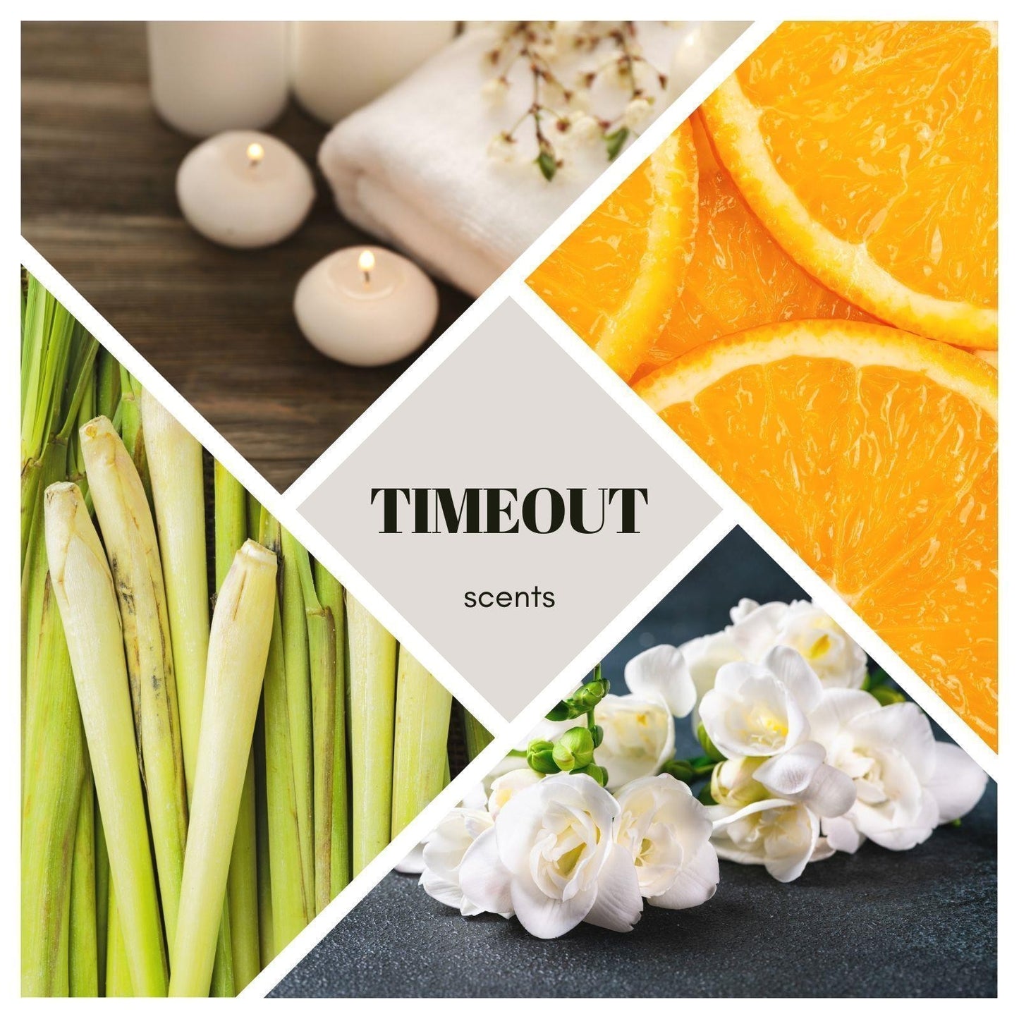 Badesalz - Timeout – Zitronengras, Freesie, Orange