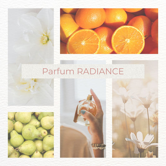 Parfum Glow in soft RADIANCE - Strahlend-weicher Duft mit Neroli, Blüten & Vanille