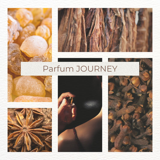 Parfum Trust your JOURNEY - Würzig-herber Duft mit Tabak, Vanille & rauchiger Tiefe