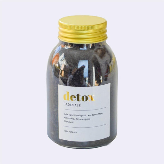 Badesalz - Detox – Aktivkohle, Zitronengras