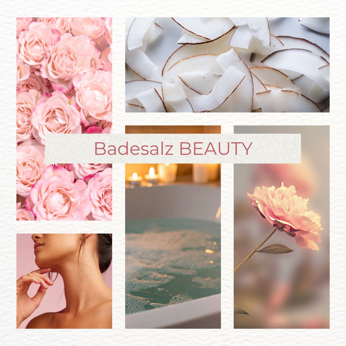 Badesalz - Beauty – Kokos, Rose