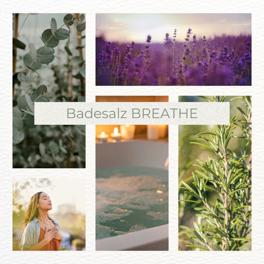 Badesalz - Breathe - Eukalyptus, Rosmarin, Lavendel