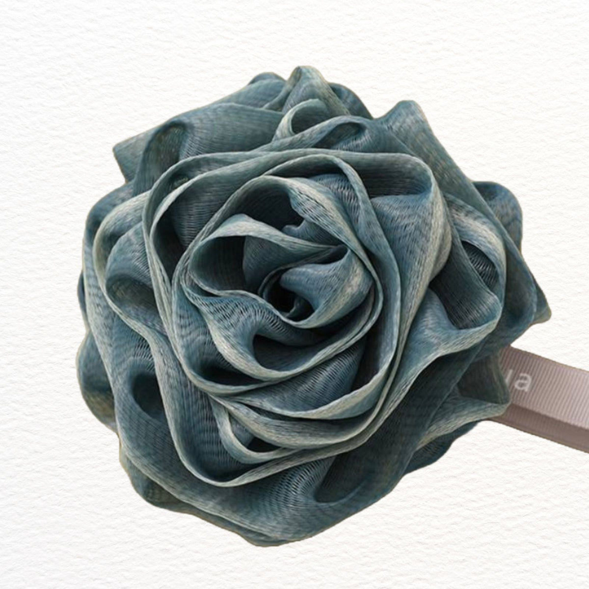 Badeschwamm - Rosenblüte - Türkis