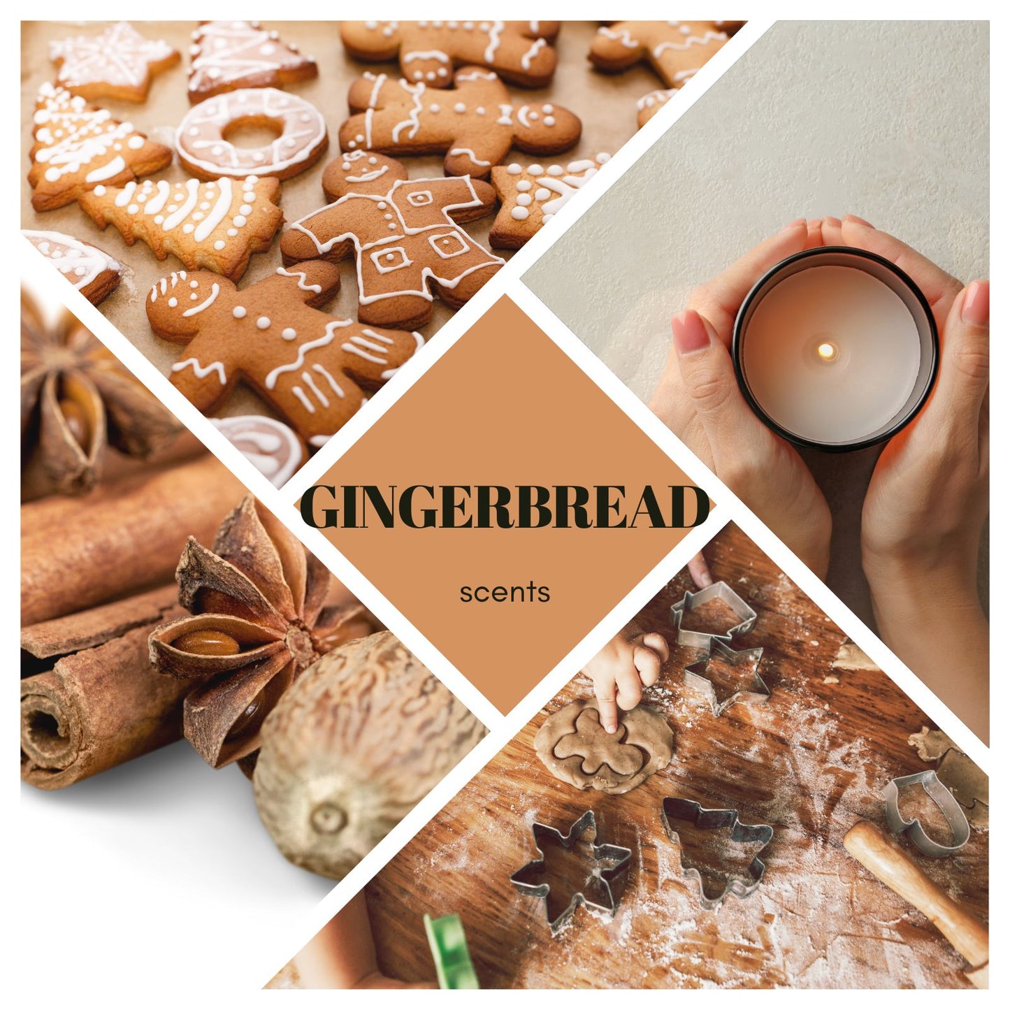 Duftkerze Gingerbread – Wir frisch gebackene Plätzchen