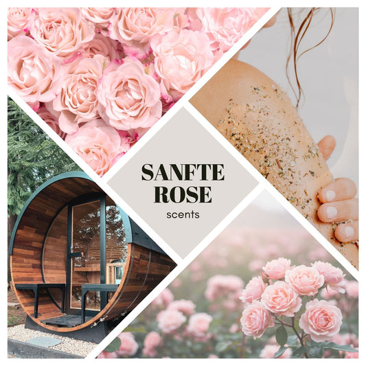 Dusch- und Saunapeeling - sanfte Rose