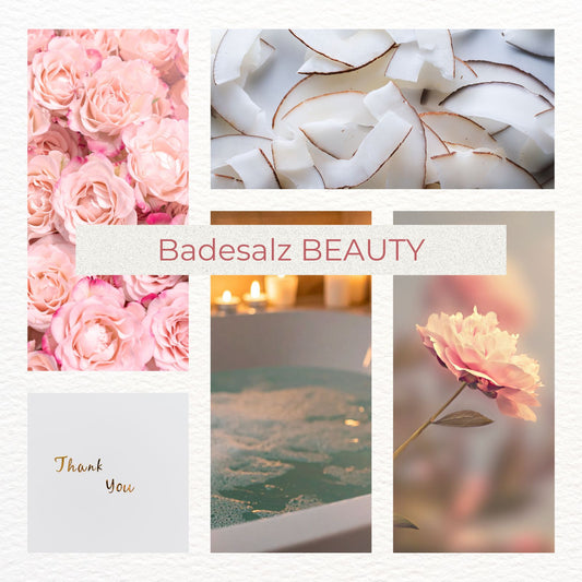 Gastgeschenk - Badesalz - Beauty – Kokos, Rose