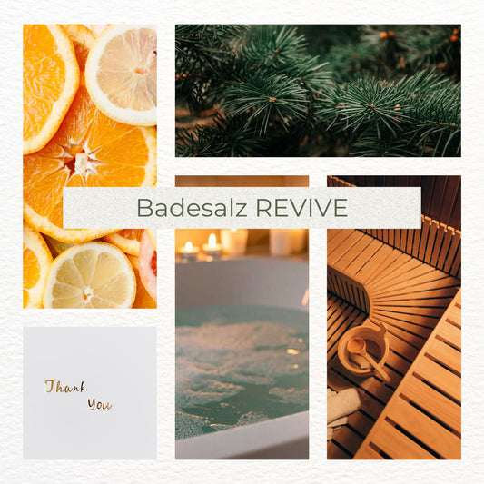 Gastgeschenk - Badesalz - Revive – Orange, Fichte