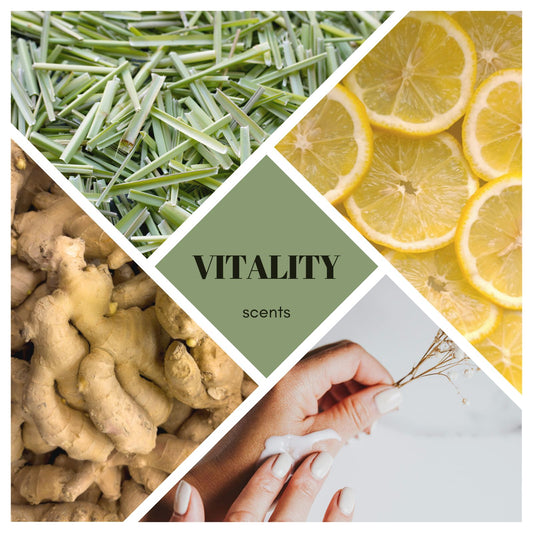 Handcreme und Körperlotion - Vitality- Zitronengras, Ingwer