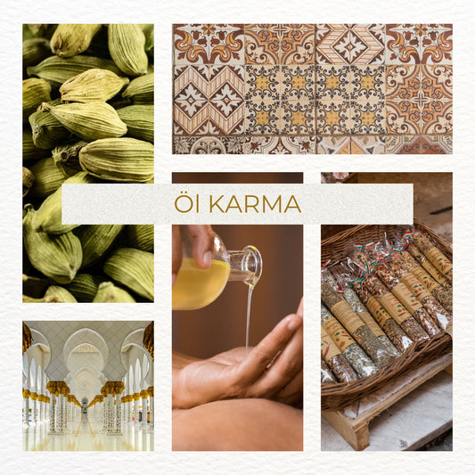 Körper- und Massageöl - Karma - Orientalisch mit Ringelblumenblüten