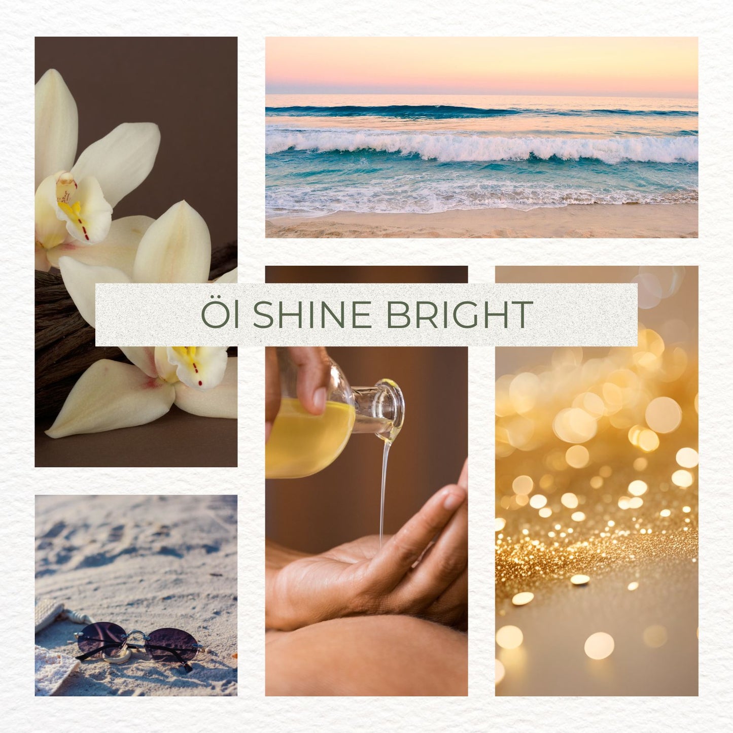 Körper- und Massageöl - Shine Bright - Bergamotte, Lilie und Shimmer