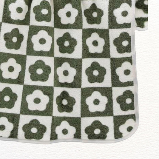 Mikrofaser Handtücher, 2 Stück mit Blumen